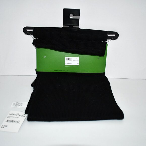 Kate Spade Bow Accent Beanie & Scarf Set in Black # ks1004627C NWT - Picture 4 of 5